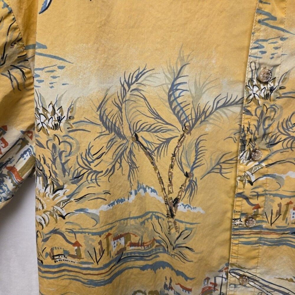 VTG Sportif Men’s Fishing Shirt Large Tropical Fish Print Button Up USA - READ - Picture 3 of 16